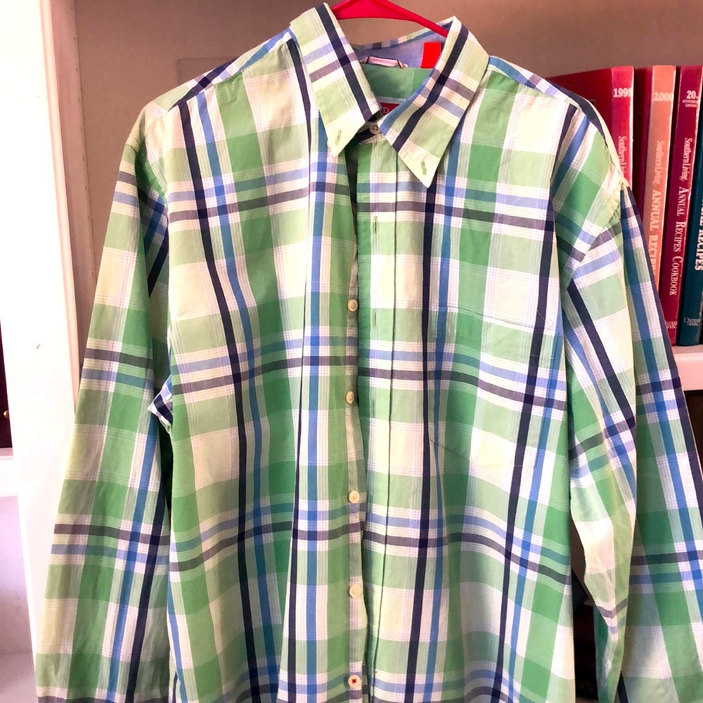 Izod Green Button Down